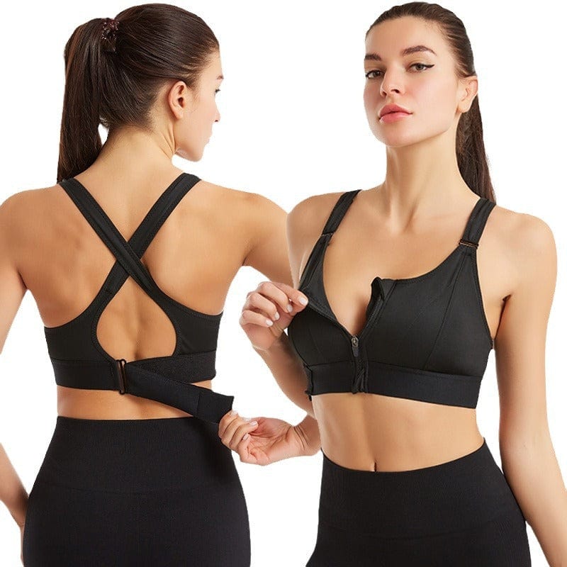 Comfortable fashion supportive sports bra