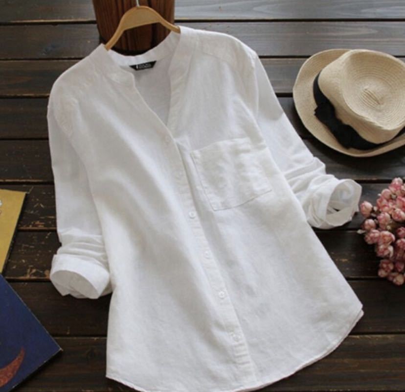 Daniella - Casual linen and cotton shirt