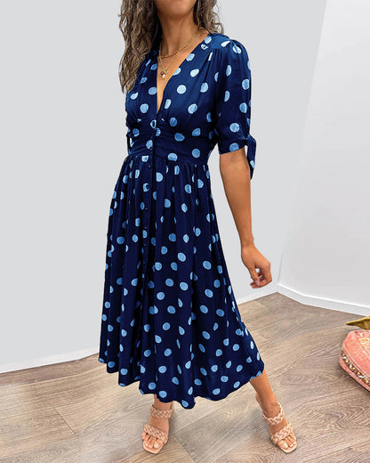 Cecelia - polka dot dress