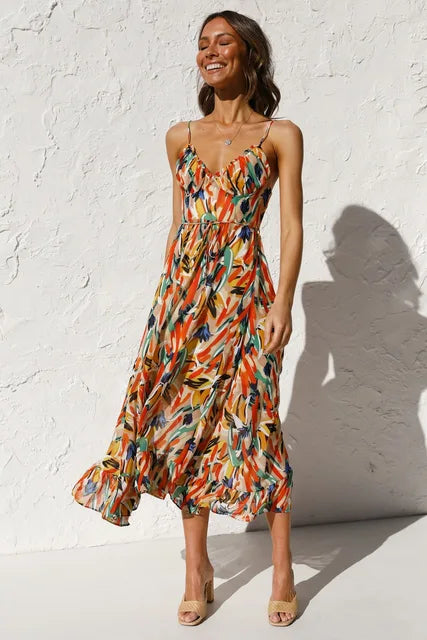 Hardy - Colourful midi dress