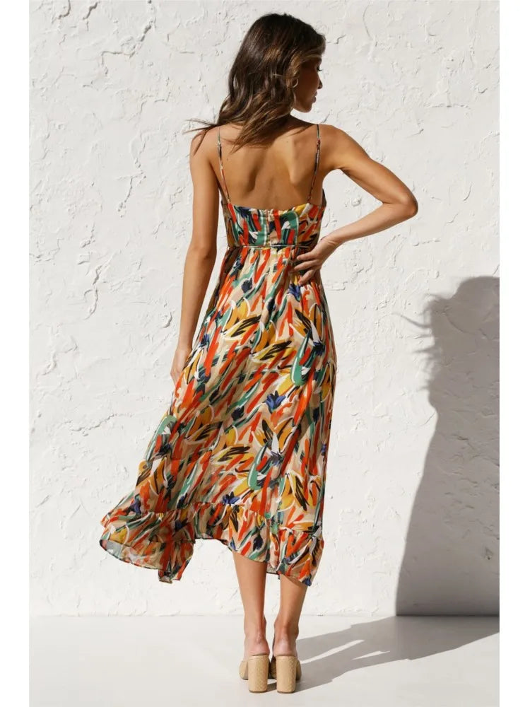 Hardy - Colourful midi dress