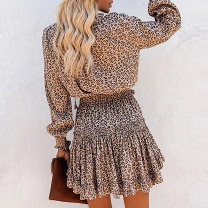 Isabella - Leopard print dress