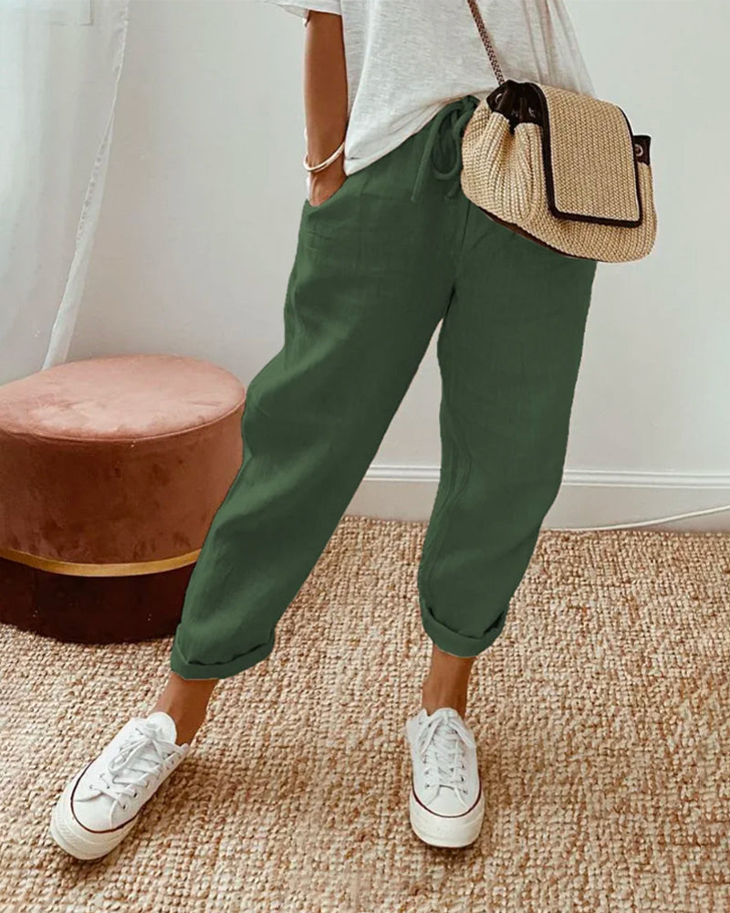 Juliet - Casual & elegant Anti-Perspiration Linen Trousers