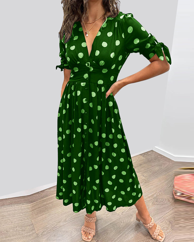 Cecelia - polka dot dress