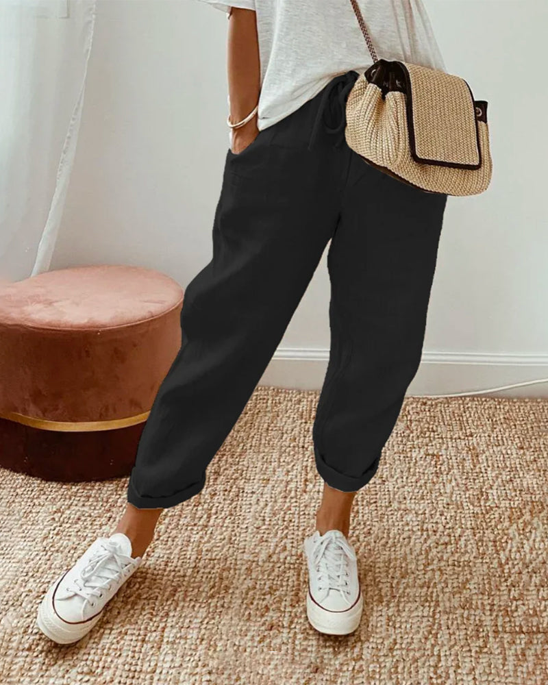 Juliet - Casual & elegant Anti-Perspiration Linen Trousers