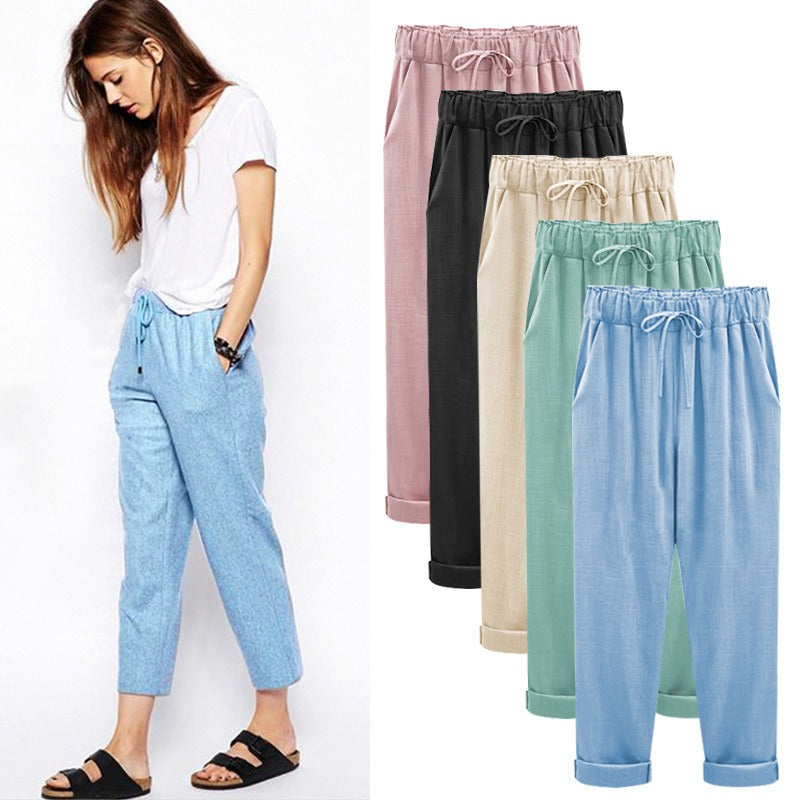 Zoey - Summer trousers women