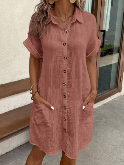 Lesley - Comfortable Shirt Dress