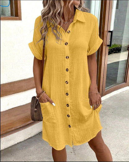 Lesley - Comfortable Shirt Dress