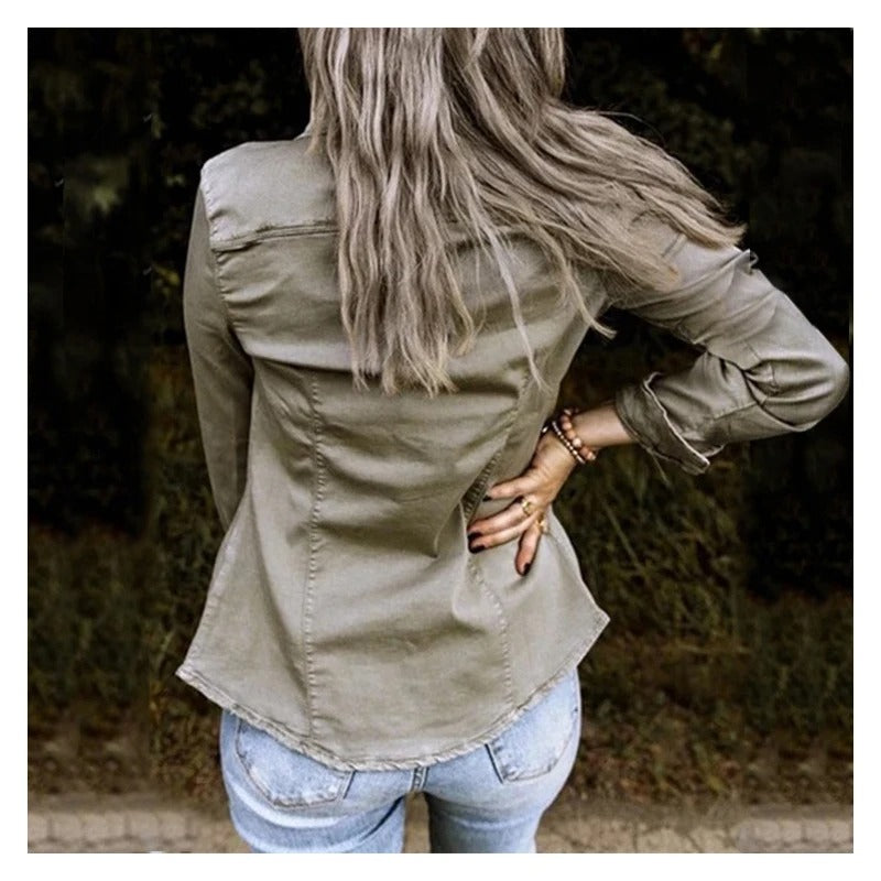 Meadow™ - Trendy Jeans Jacket