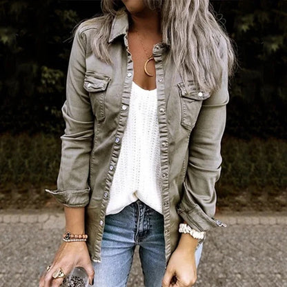 Meadow™ - Trendy Jeans Jacket