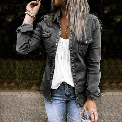 Meadow™ - Trendy Jeans Jacket