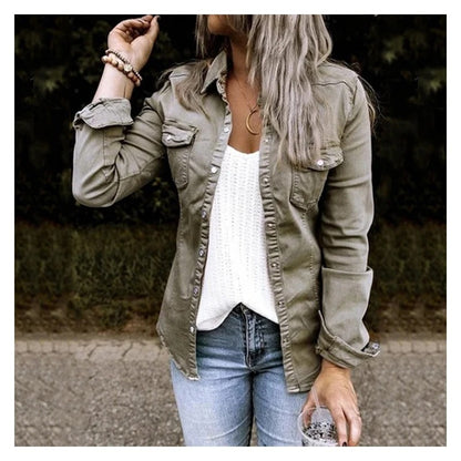 Meadow™ - Trendy Jeans Jacket