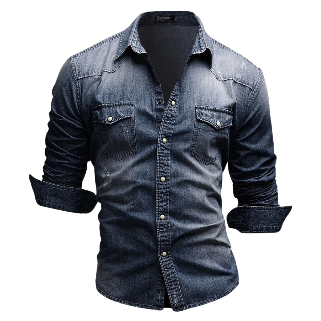 Scott - Retro Denim Shirt