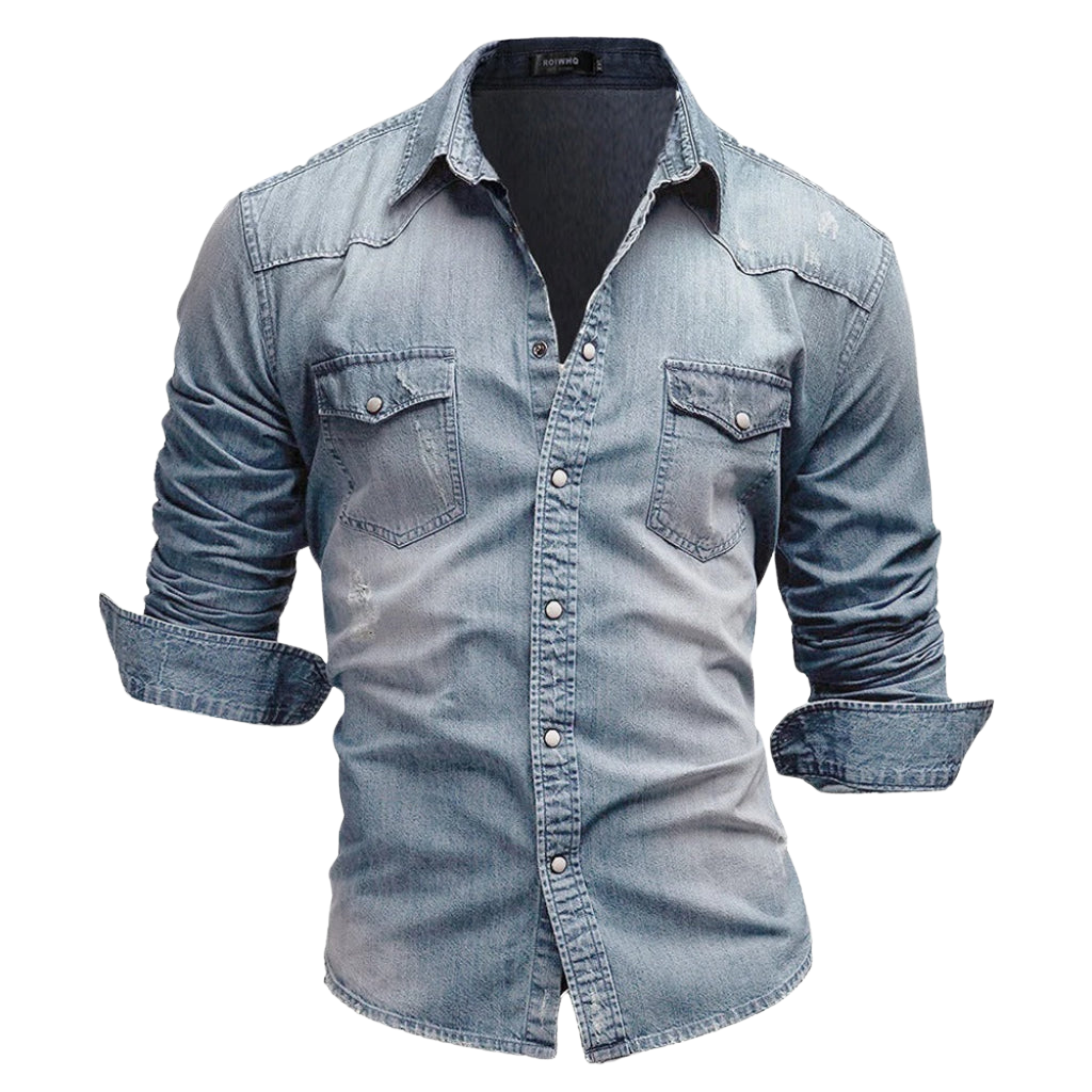 Scott - Retro Denim Shirt