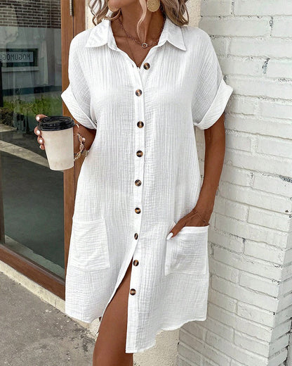 Lesley - Comfortable Shirt Dress