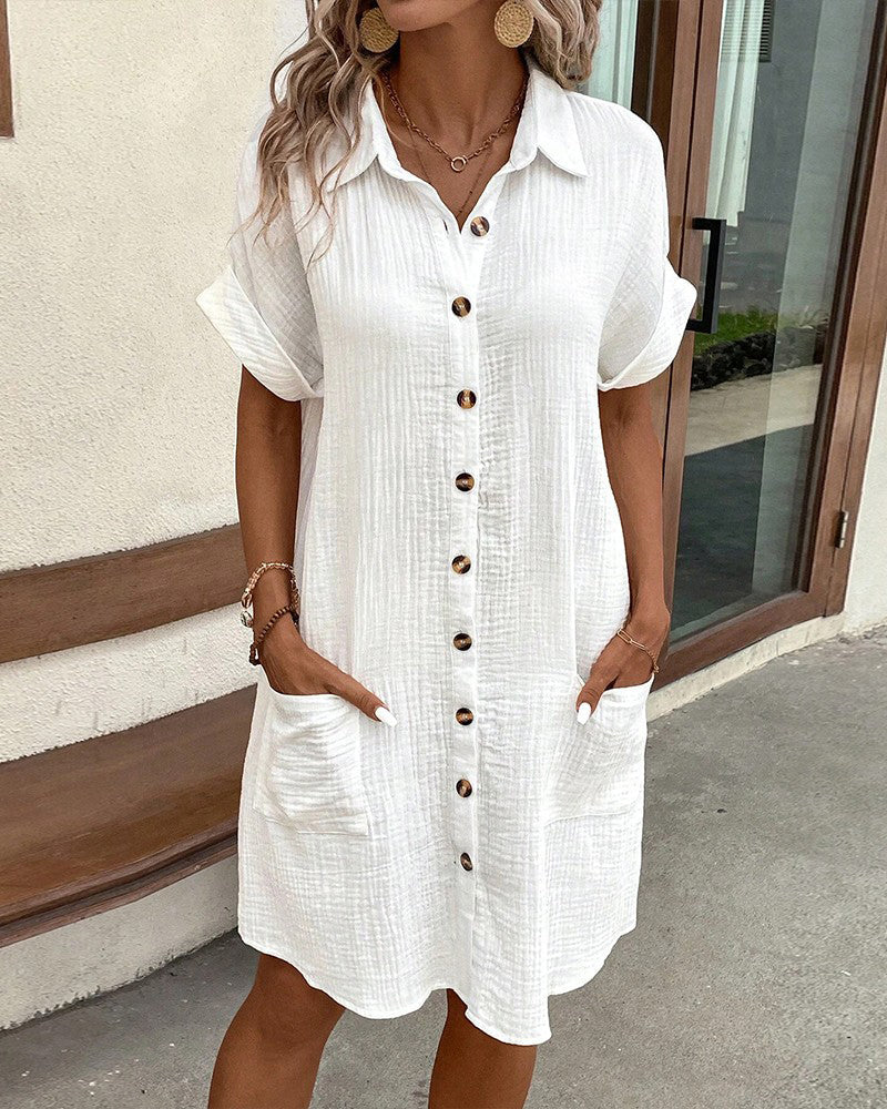 Lesley - Comfortable Shirt Dress