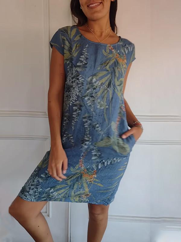 Ivy - Comfy dress with round neck