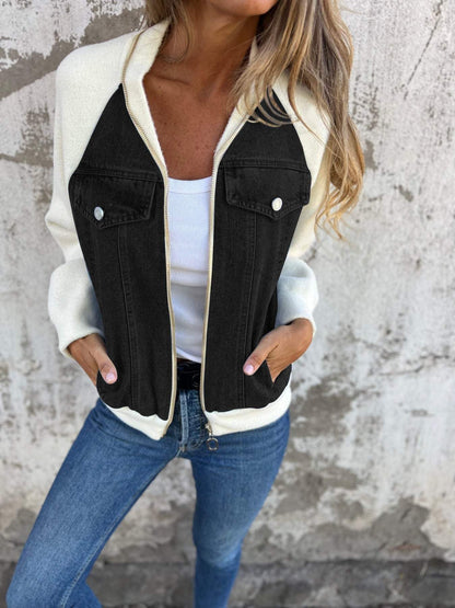 Ellia - Modern Jacket with Denim