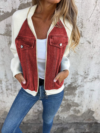 Ellia - Modern Jacket with Denim