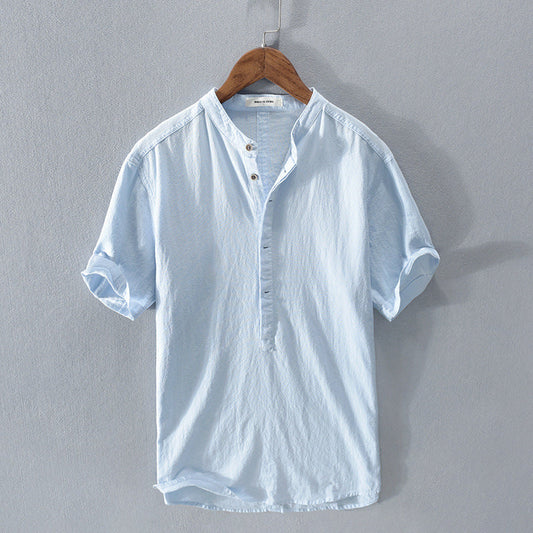 Mick - Cotton and Linen Spring Shirt