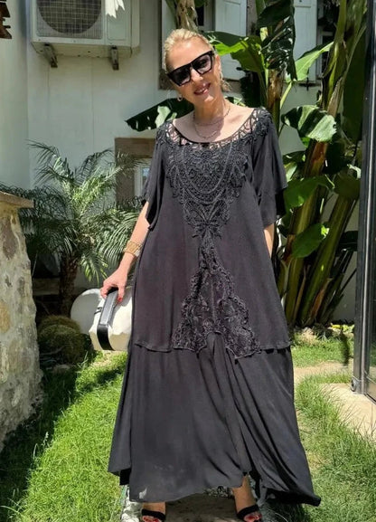 Breann - Embroidered dress